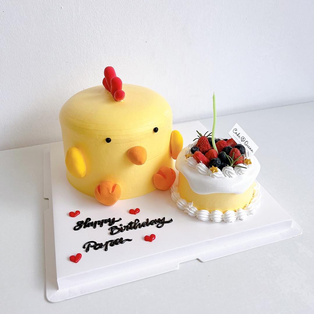 Bánh sinh nhật tạo hình gà con CO-0922 - Cake Ocean