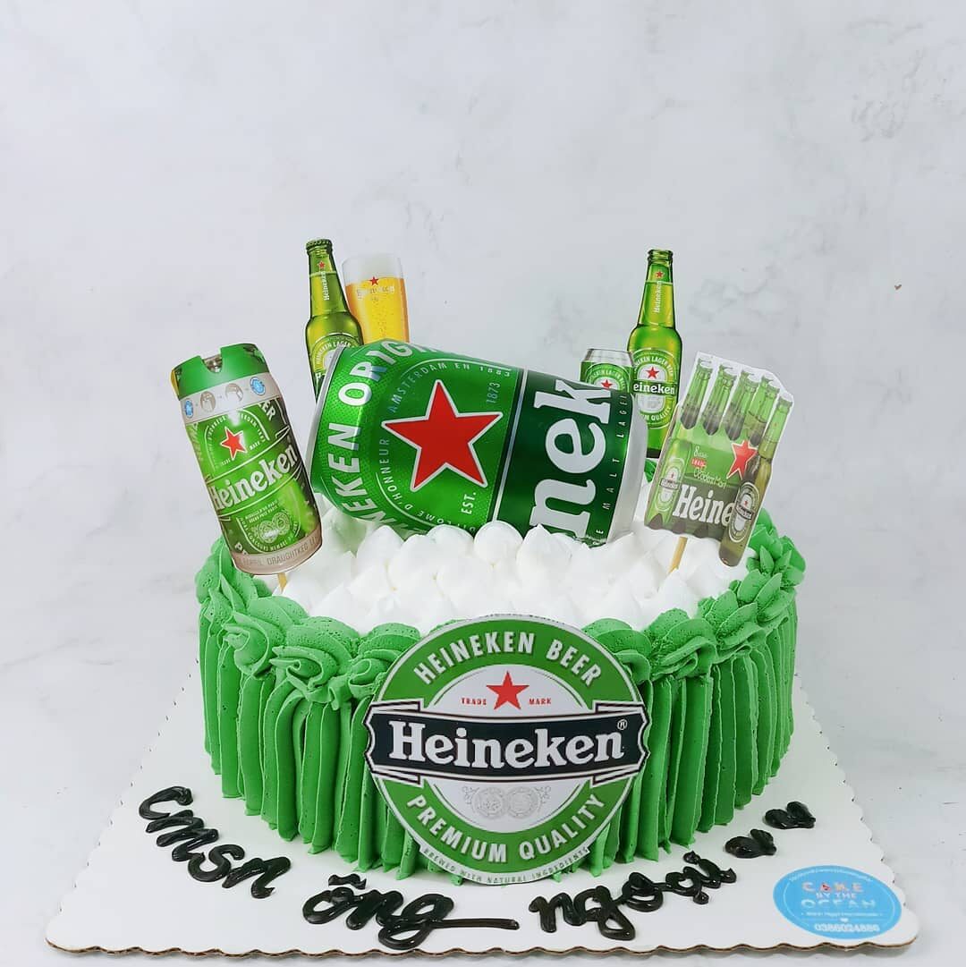Bánh sinh nhật trang trí bia CO-1352 - Cake Ocean
