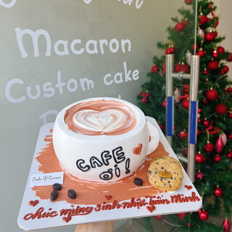 Bánh sinh nhật tạo hình cốc coffee CO-1393 - Cake Ocean
